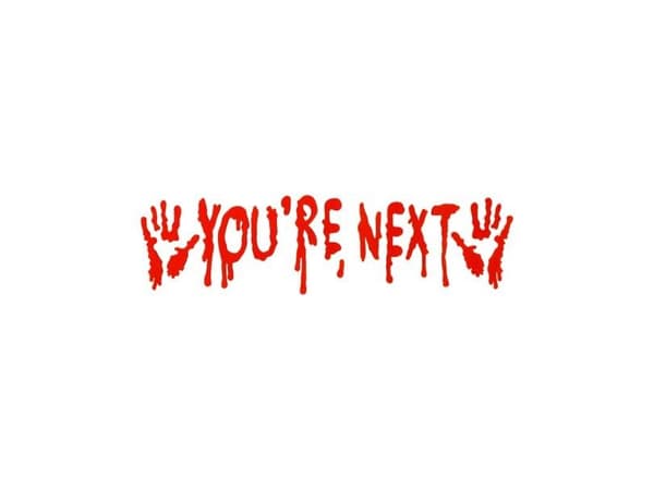 You’re Next gel vindusdekal