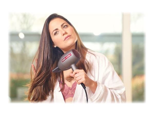 Solac SH7087 Fast Ionic Dry 2000 - Hårtork - gray/pink