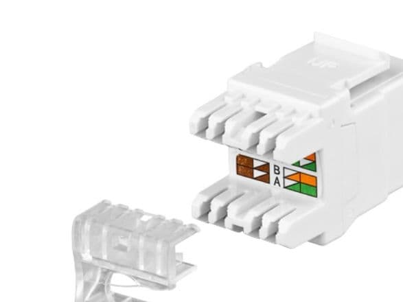 Goobay Keystone Cat5 UTP LSA, Vit