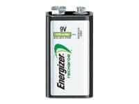 Energizer Recharge Power Plus 9V/NH22 batteri, 1 stk.