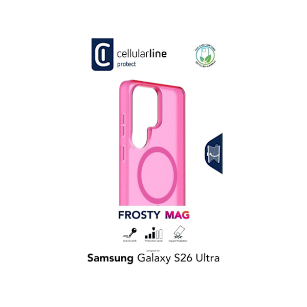 Cellularline FROSTY MAG, Rund (shell case), Samsung, Galaxy S26 Ultra ...