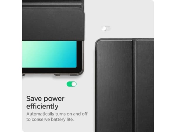 Spigen Smart Fold Case for Samsung Galaxy Tab A9+ / A11+ - Black