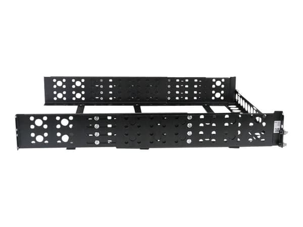 StarTech.com UNIRAILS2U, Kehikkokisko, Terästä, musta, 3,7 kg