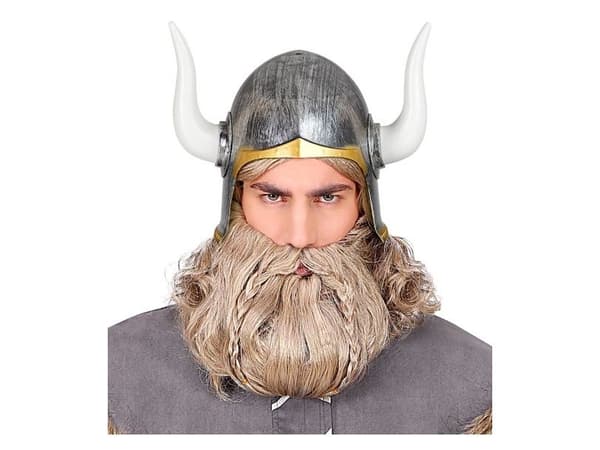 Vikingehjelm med horn