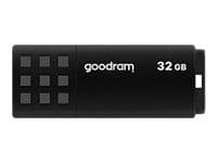 GOODRAM UME3 - USB flash-enhet - 32 GB - USB 3.0 - svart