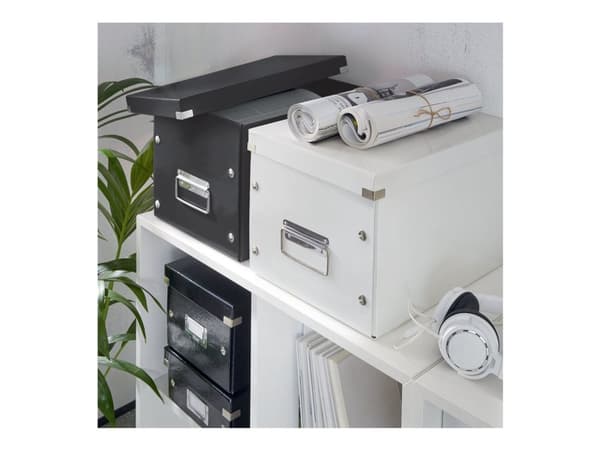 Leitz Click & Store Cube Large - Lagerboks - svart