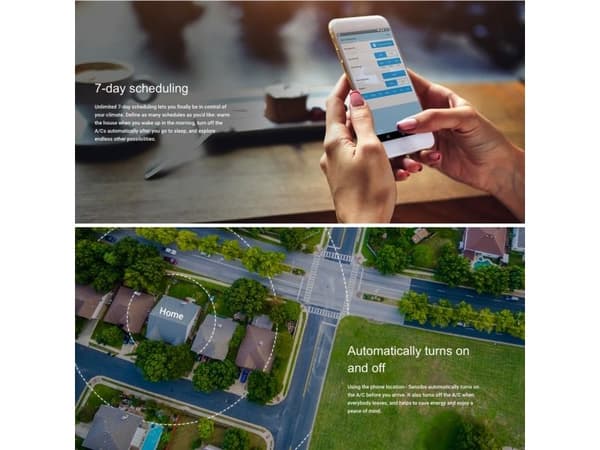 Sensibo Sky smart styrenhet för luftkonditionering – Storm Grey
