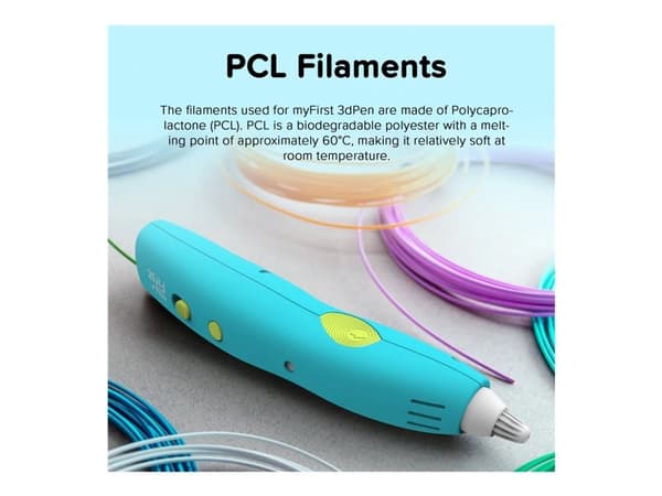 myFirst 3dPen Make - 3D-skriverpenn - FDM/FFF - blå