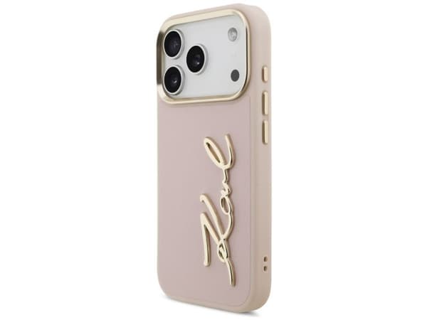 Karl Lagerfeld Karl Script Logo iPhone 17 Pro Case - Pink