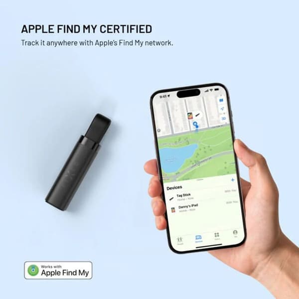 Fixed Smart tracker FIXED Tag Stick med Apple Find