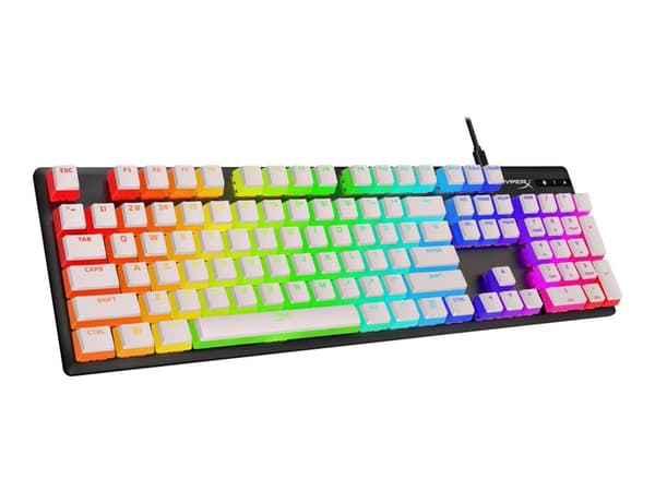 HyperX Pudding Keycaps - Keycap sett - transparent hvit