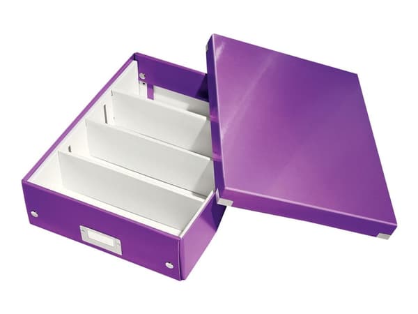 Leitz Click & Store WOW Medium - Lagerboks - purpur