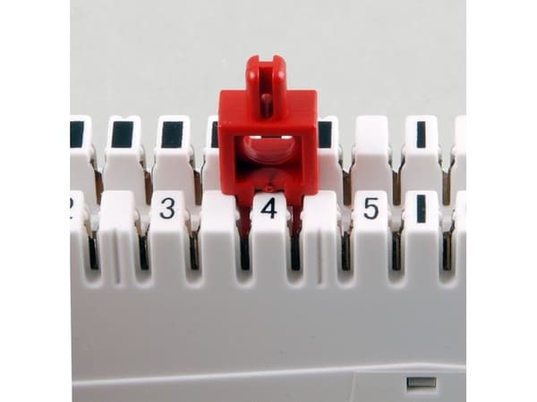 EFB-Elektroniikan erotin 1DA punainen (46154.1)