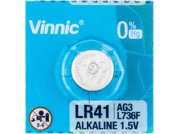 Vinnic LR41-batteri 1 stk