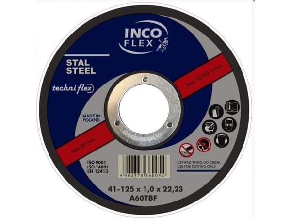 Metallskive INCOFLEX 180*1,6