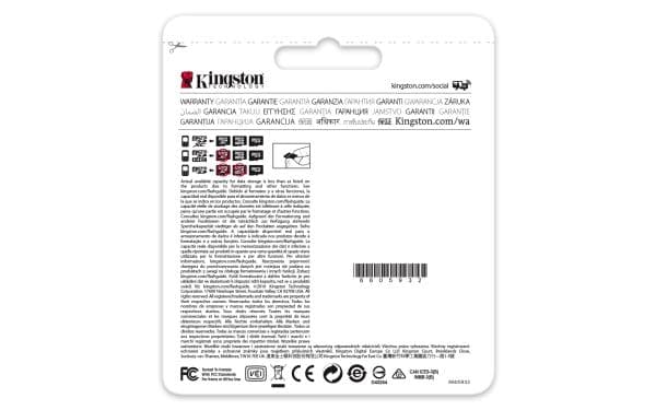 Kingston - Flashminnekort (microSDHC til SD-adapter inkludert) - 8 GB - UHS Class 1 / Class10 - microSDHC UHS-I