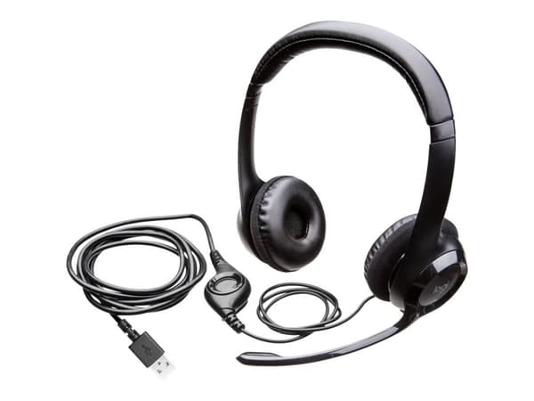 Logitech H390 - Headset - on ear - kabel - USB - Off-White
