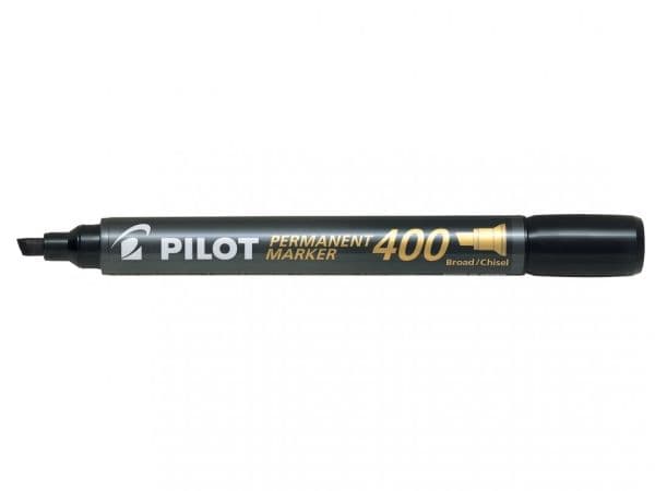 Pilot Permanent Marker 400, musta, 4 mm, 4,5 mm, 4,5 mm