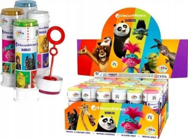 Brimarex bubblor 60 ml - DreamWorks display 36 st