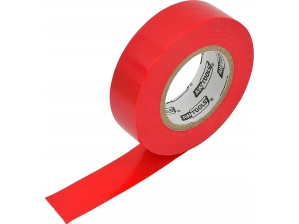 AWTools AWTOOLS isolasjonstape 19mm x 20m rød