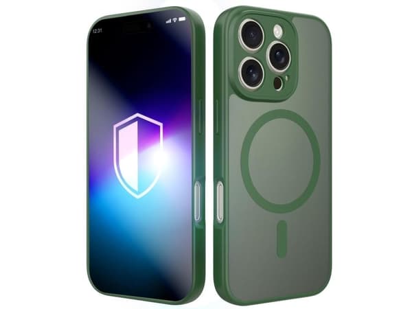 3mk Misty MagCase för iPhone 16 Pro - grön