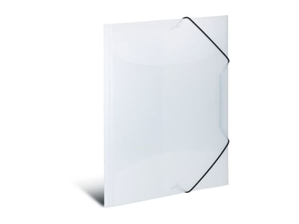 HERMA - 3-fliksmappe - for A3 - translucent hvit