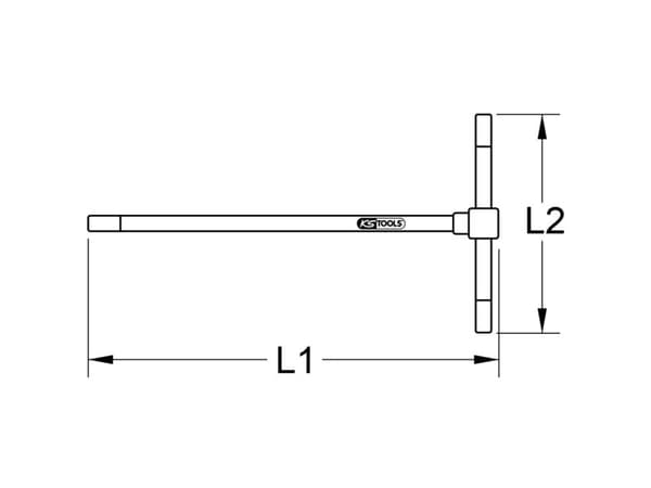 KS Tools 158.5148, 340 mm, 805 g
