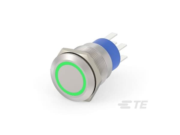 TE Connectivity 5-2213764-3 belyst tryckknapp, 1 st