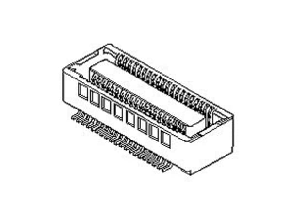 Molex anslutningskapsling PCB, totalt antal poler 80