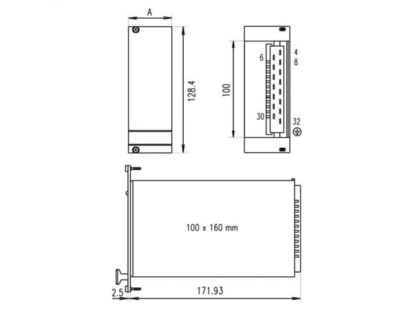 nVent SCHROFF 21005473 Frontplatta 1 del