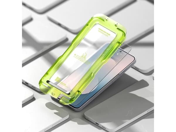 Härdat glas Ringke Easy Slide 2-pack för Galaxy S25 FE clear