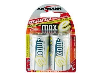 ANSMANN maxE - Batteri 2 x D - NiMH - (ladbare) - 8500 mAh