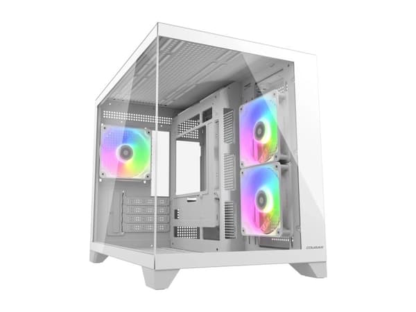 COUGAR chassi Mini-Tower FV150, ARGB, vit
