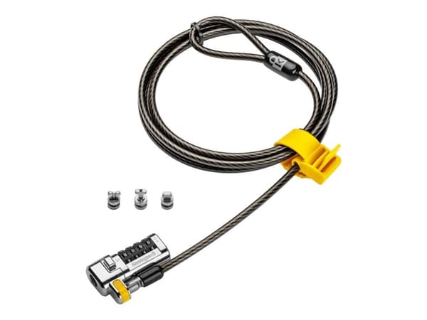 Kensington ClickSafe Universal Combination Laptop Lock - Master Coded - Sikkerhetskabellås - 1.8 m