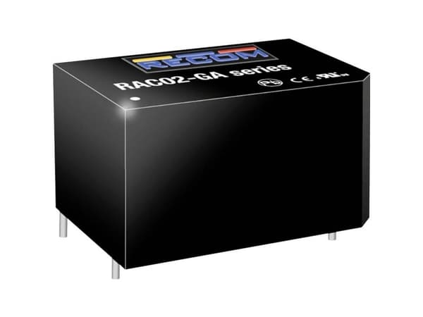 RECOM RAC02-05SGA AC/DC-switchad nätadapter 5 V 2 W