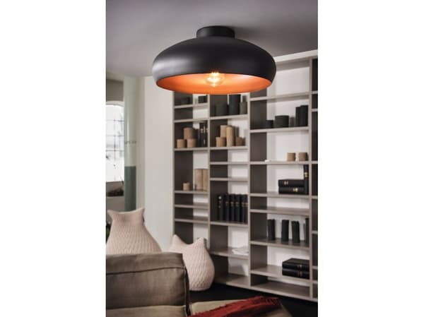 EGLO MOGANO LOFT E27 Ø400 SORT/KOBBER