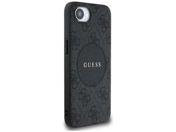 Case Guess 4G Circle Classic Logo        MagSafe for iPhone 16e black