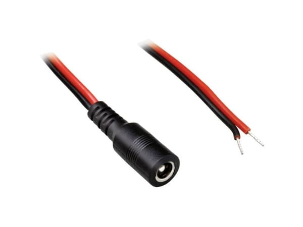 Conrad TC-2511280, Pienjännitekaapeli, musta, Punainen, 0.75 mm², 0,5 m