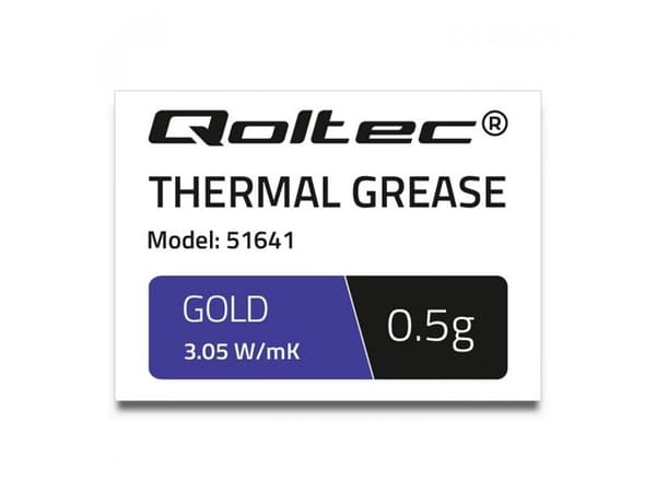 Qoltec 51641 - Termisk pasta - guld