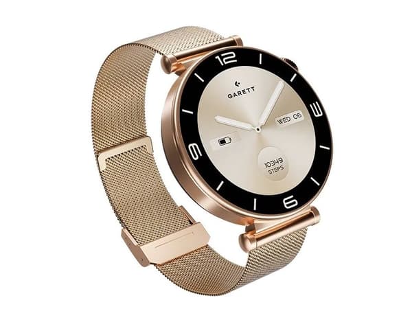 Garett Rose 42 mm mesh gull SmartWatch