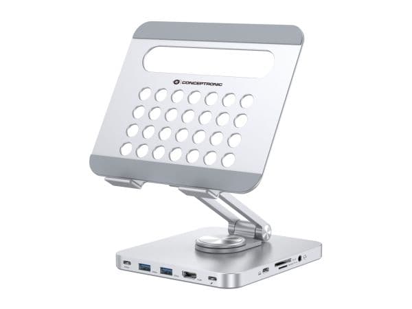 Conceptronic DONN26G medievagn & stativ - silver