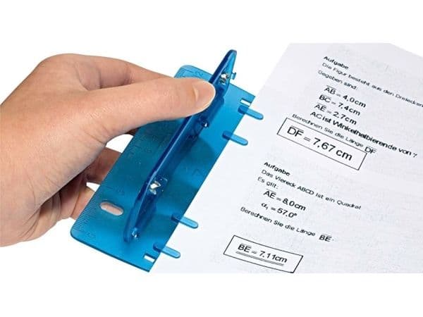 WEDO lomme hull punch isblå