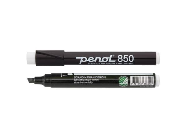 Whiteboardmarker Penol 850 sort 2-5mm (stk.)