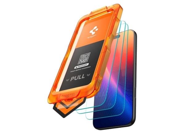 Spigen Glas.tR AlignMaster Slim 3-Pack Tempered Glass for iPhone 17