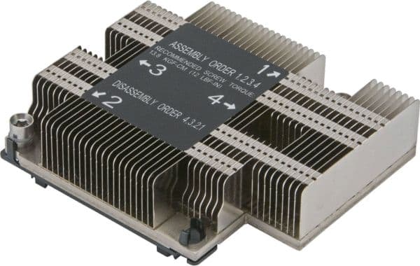 Supermicro - Kylfläns för processor - (för: Socket P) - 1U - för SUPERMICRO X11DPL-I