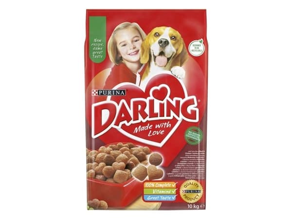 PURINA Darling Beef with chicken - torrfoder för hund - 10 kg