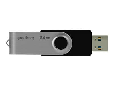 GOODRAM UTS3 - USB flash-enhet - 64 GB - USB 3.1 - svart