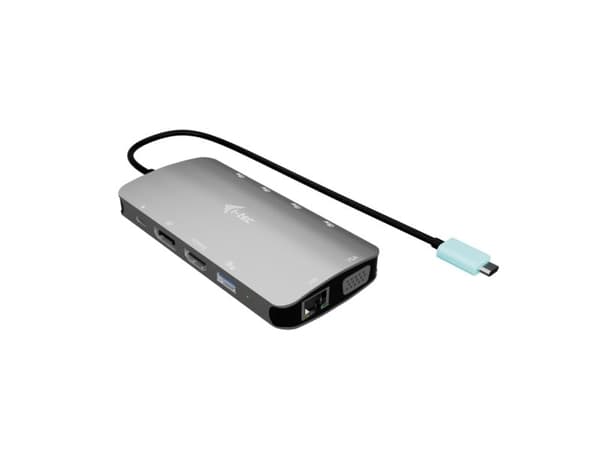 i-Tec - Dockningsstation - USB-C / USB4 / Thunderbolt 3 / Thunderbolt 4 / Thunderbolt 5 - HDMI, DP, VGA - 1GbE