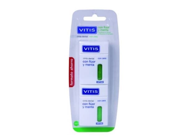 Vitis Dental Tape With Fluoride And Mint 2x50m