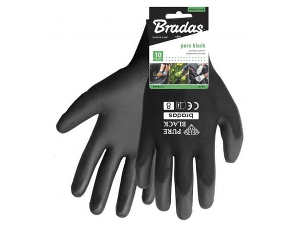 Bradas RWPBC10, Polyester, Polyuretan, Svart, Unisex, 1 par